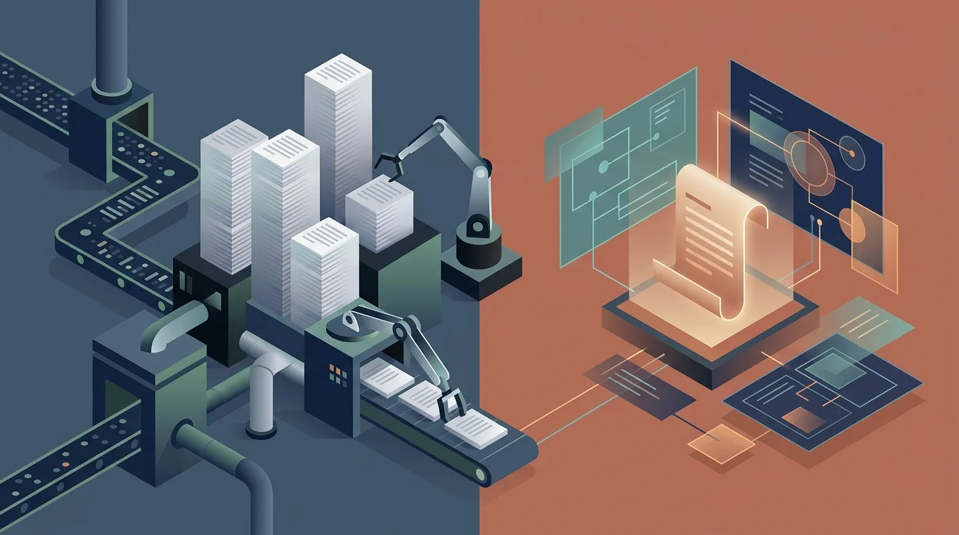 side-by-side platform comparison of ai blog generators for seo scaling