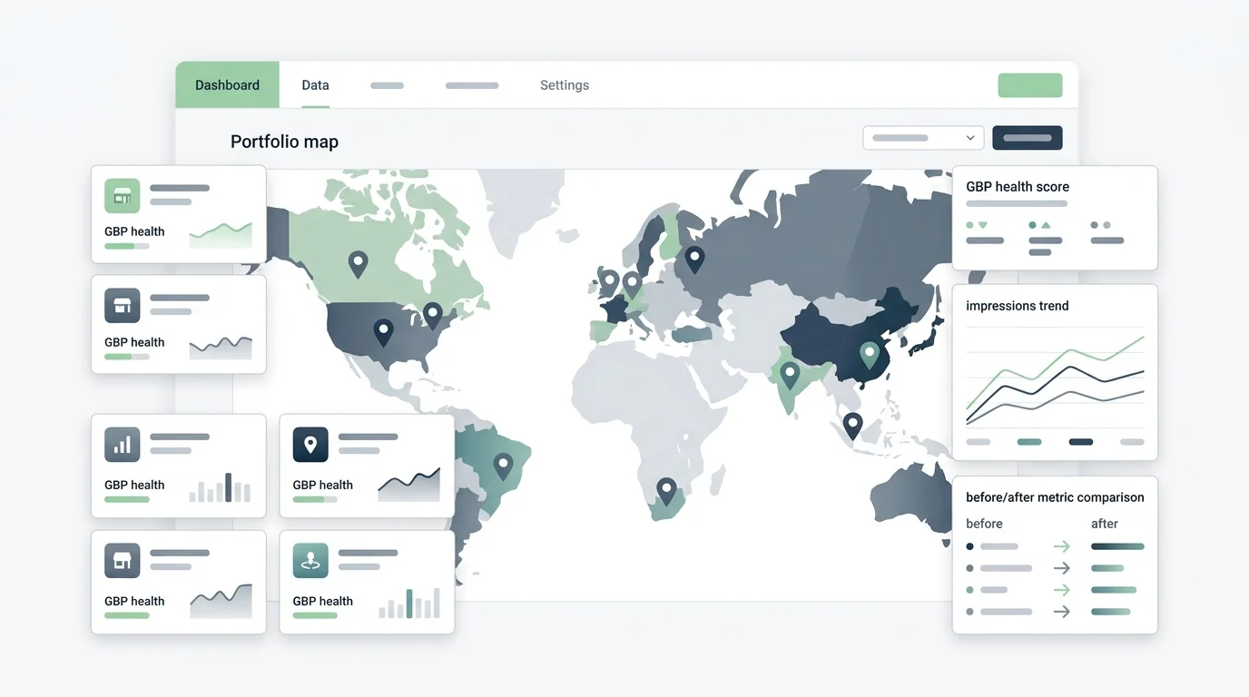 restaurant group local visibility marketing dashboard