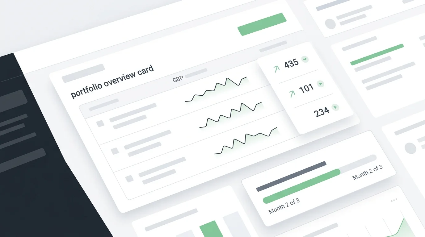 multi-location restaurant marketing dashboard showing Google visibility metrics
