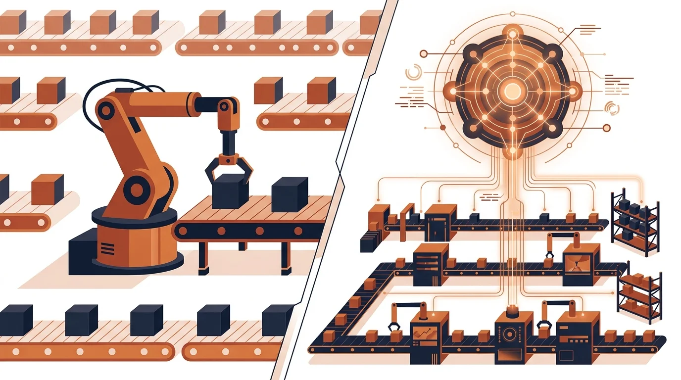 Visual comparison of automated content generation tools versus full-scale SEO platforms